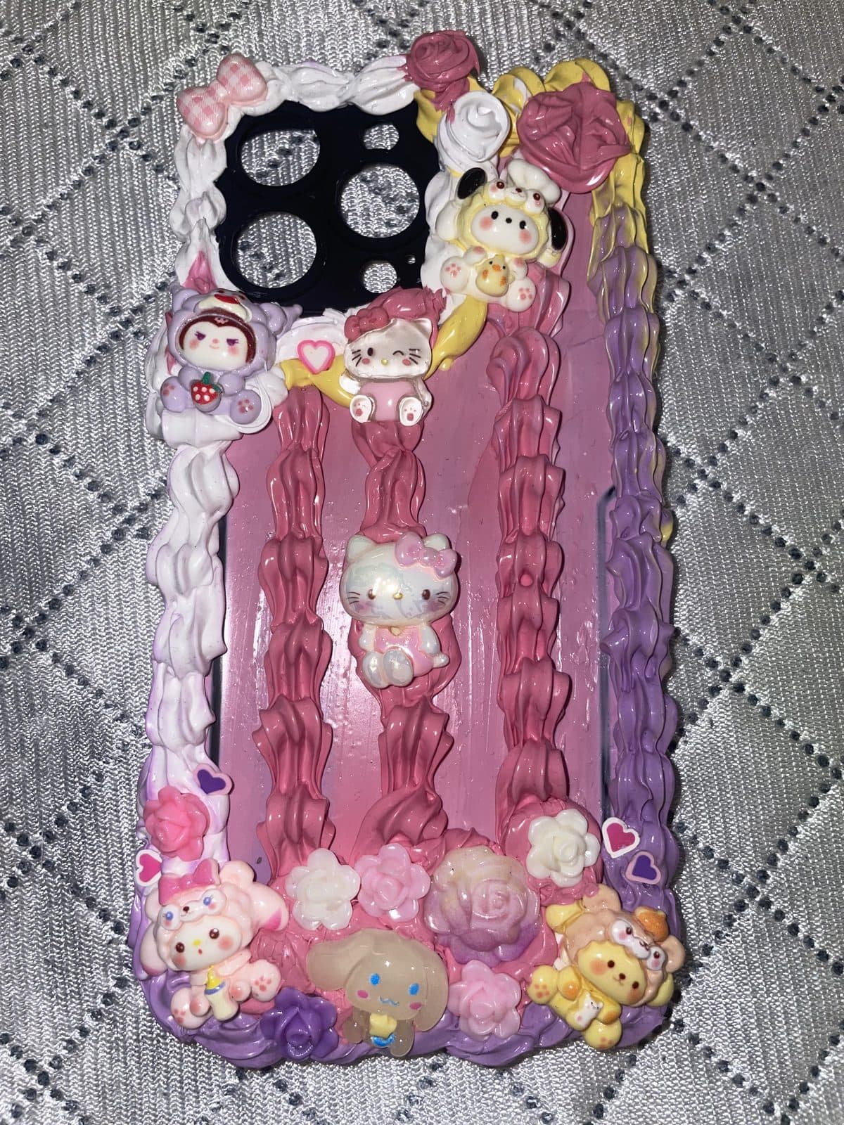 Pink Kitty Vertical Case