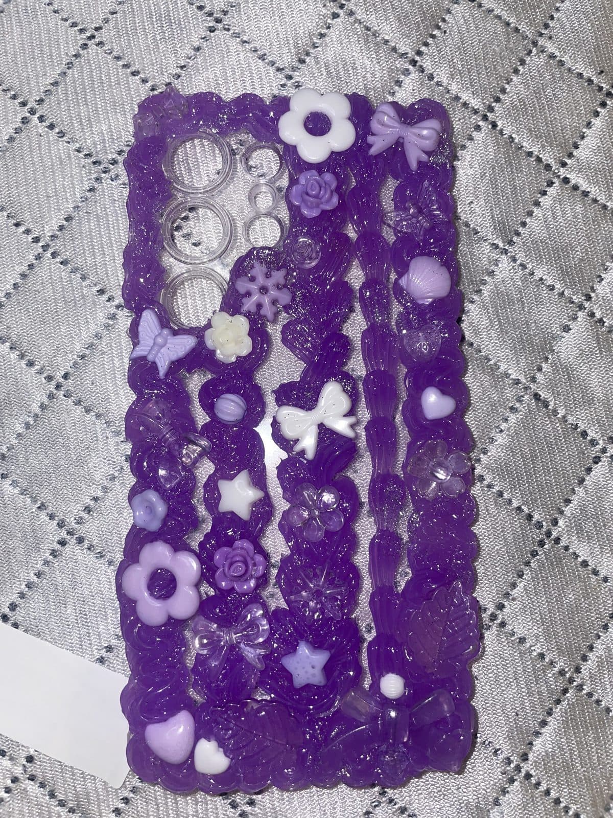 Purple Flower Lattice Case