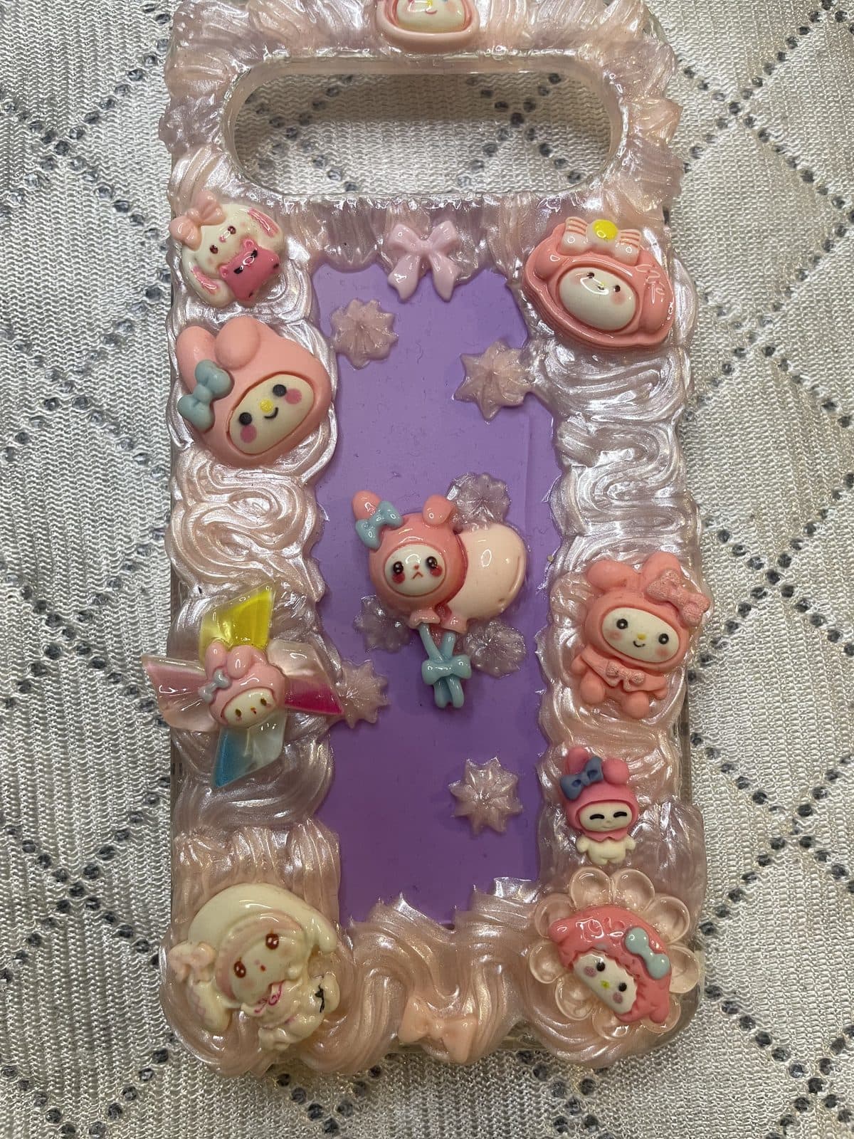 Purple Pastel Figures Case