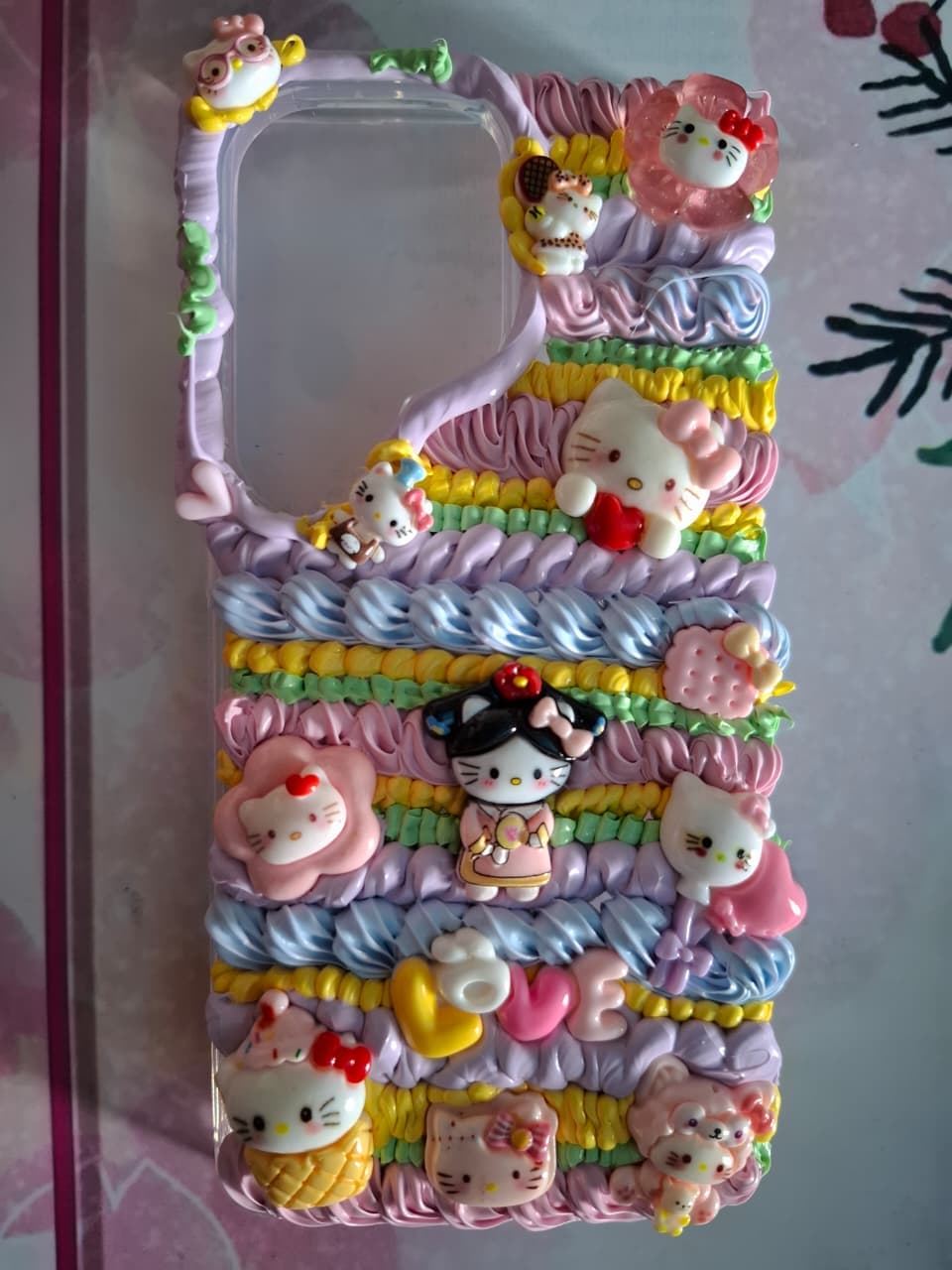 Ready-to-Ship Rainbow Hello Kitty Case