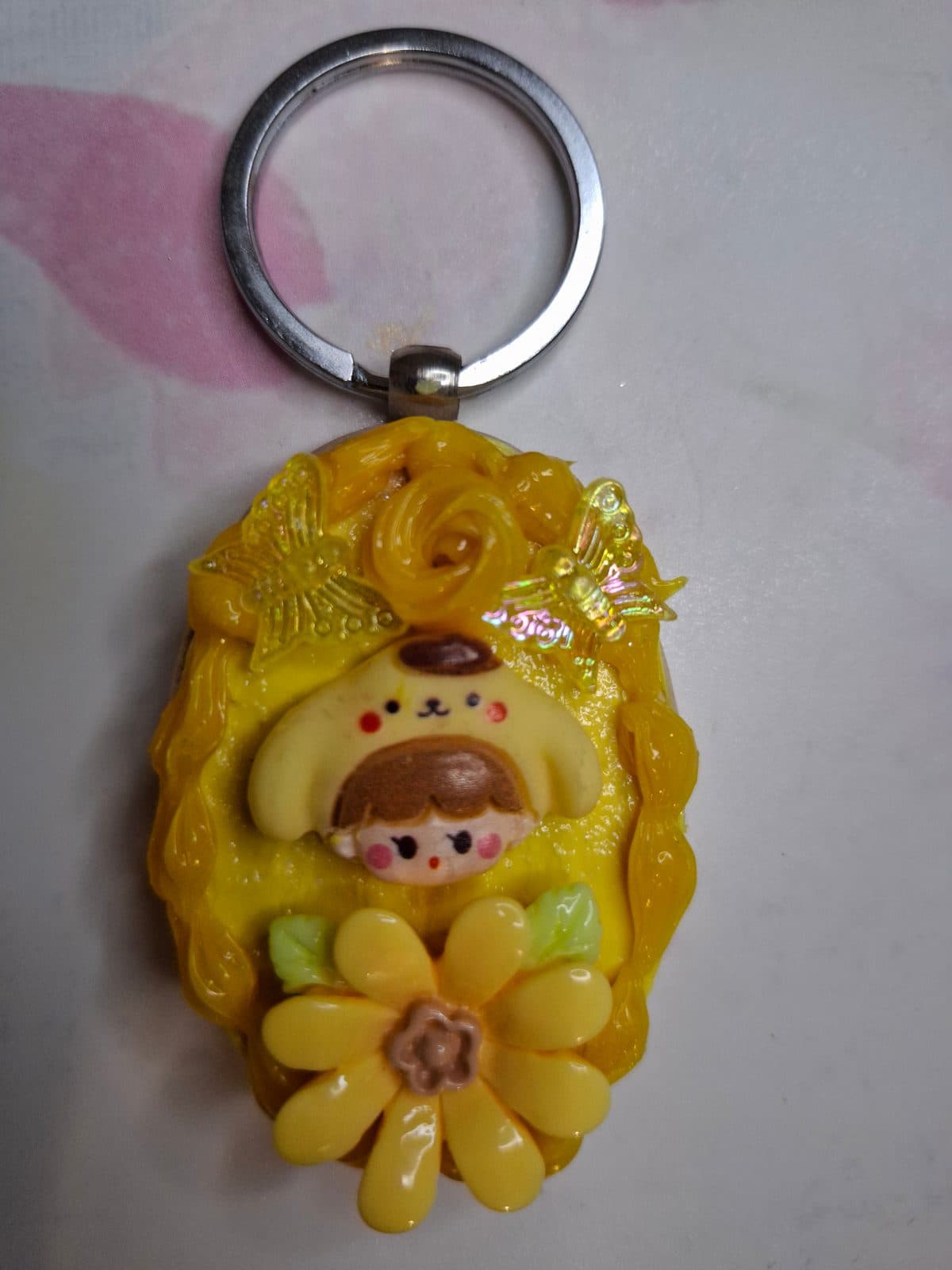 Sunshine Bear Keychain